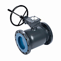 065N0251GR RJIP Premium Кран шаровой FF DN150 PN16 WG (фланцевый, с редуктором, С/П), Ридан