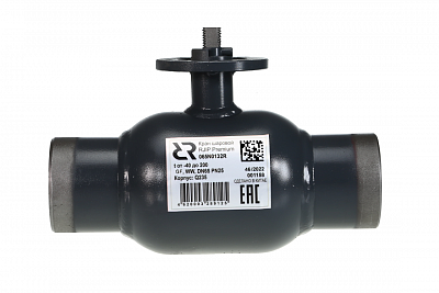 065N0152GR RJIP Premium Кран шаровой WW DN150 PN25 GF (приварной, под привод, С/П), Ридан